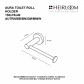 Heirloom Aura Toilet Roll Holder Brushed Brass
