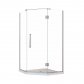 Newline Acclaim Tile Shower Neo Hobbed with Centre Waste - Chrome
