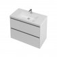 St Michel City 46 Vanity with console basin 900 Wall - 2 Drawers 