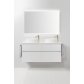 VCBC Soft Solid Surface 1300 Wall-Hung Vanity, 4 Drawers, Double Bowl