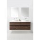 VCBC Soft Solid Surface 1550 Wall-Hung Vanity, 4 Drawers, Double Bowl