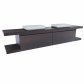 Newtech Milazzo Modular 1500 Wall Hung Double Basin Cabinet (4 drawer) 