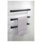Heirloom Strata Loft Towel Warmer 690mm - Noir