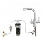 Puretec Quick Twist Undersink Water Filter using Ultra Z Filtration Technology with Tripla T3 LED Mixer Tap