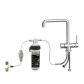 Puretec Quick Twist Undersink Water Filter using Ultra Z Filtration Technology with Tripla™ T5 LED Mixer Tap