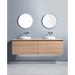 Michel Cesar Zero 1800 Wall-Hung Vanity, Double Bowl, 2 Drawers + 2 Concealed Drawers
