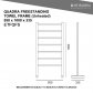 Heirloom Quadra Freestanding Towel Frame (Unheated)