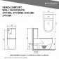 Heirloom Heiko Comfort Wall Faced Toilet Suite 