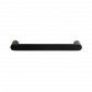 Waterware Towel Rail Single Bar Round 12V 500mm Satin Black