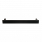 Waterware Towel Rail Single Bar Square 12V 500mm Satin Black