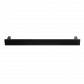 Waterware Towel Rail Single Bar Square 12V 650mm Satin Black