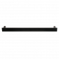 Waterware Towel Rail Single Bar Square 12V 850mm Satin Black