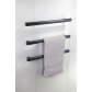 Heirloom Strata Heiko Towel Warmer 690mm - Noir