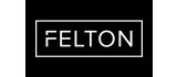 Felton Ceiling Mounted Vertical Arm Black 300mm