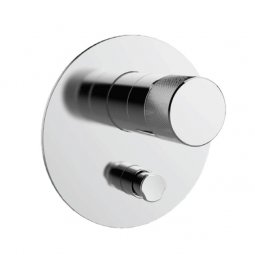 Kohler Components Shower/Bath Mixer with Diverter, Thin Trim, Oyl Handle - Chrome