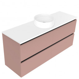 Newtech 1500 Oxley Luxe Wall Hung Single Basin Vanity 4 Drawer