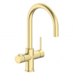 Heirloom Peppy Instant Boiling 4 In 1 Ambient Filtered Tap - Brushed Brass 