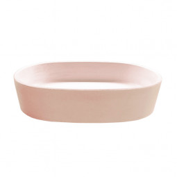 Robertson Elementi 540 Bare Concrete Vessel Basin, Oval - Pink