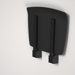 Caroma Opal Support Shower Seat Folding - Matte Black