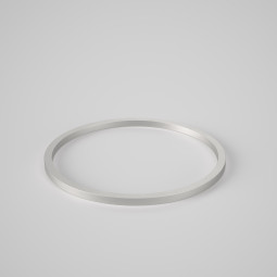 Caroma Liano II 400mm Round Basin Dress Ring - Brushed Nickel