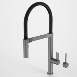 Caroma inVogue Pull Down Sink Mixer with Dual Spray - Gunmetal