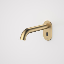 Caroma Liano II Sensor 175mm Wall Outlet - Brushed Brass