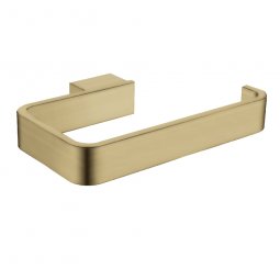 Newtech Quadro Toilet Roll Holder - Brushed Brass