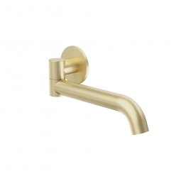 Caroma Liano II 220mm Bath Swivel Outlet - Round - Brushed Brass