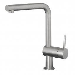 Aquatica Stainless Steel Sink Mixer with Pullout Head (No spray)