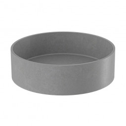 Robertson Elementi Bare Concrete Vessel Basin, Round - Grey