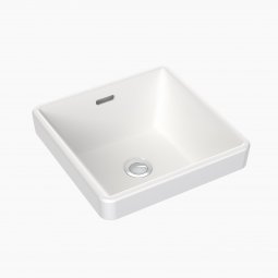 CLARK Square Inset Basin 350mm (No Tap Hole with Overflow)