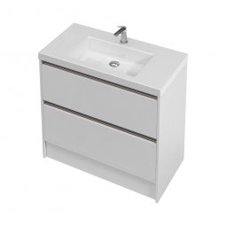 St Michel City 46 Vanity with console basin 900 Floor - 2 Drawers