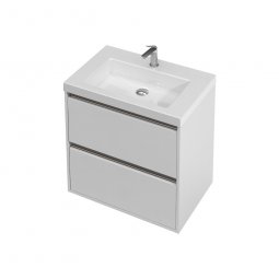 St Michel City 46 Vanity with console basin 700 Wall - 2 Drawers