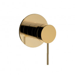 Kohler Components Shower/Bath Mixer, Thin Trim, Pin Lever Handle - Brushed Brass 