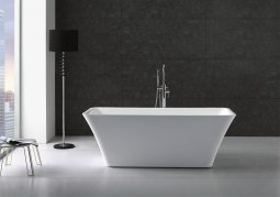 Aquatica Squadro Soft Square Freestanding Bath - 1500mm