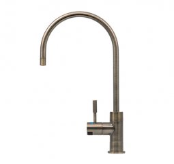 Puretec Gooseneck DFU Colour Series Designer Filter Faucet - Antique Brass