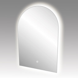 Trendy Mirrors Arch Backlit LED Mirror with Demister