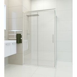 Crest Showers Ava Sliding Door Shower - Channel Waste