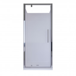 Aquatica Prestigio Alcove Shower System 1000 x 1000 - Silver