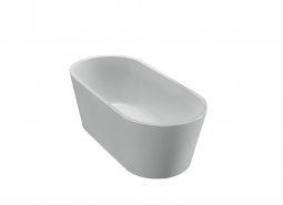 Newtech Rio Freestanding Oval Bath - Gloss White