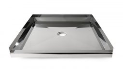 Allproof Exposed Stainless Steel Shower Tray