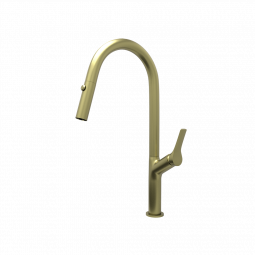 Waterware Muse Extractable Kitchen Mixer Brushed Gold