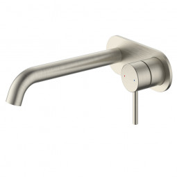 Methven Minimalist MK2 Wall Mounted Mixer with Spout - Brushed Nickel