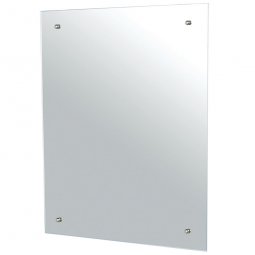 Trendy Mirrors Polished Edge Mirror with Holes and Domes