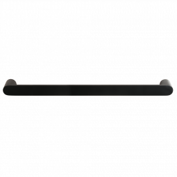 Waterware Towel Rail Single Bar Round 12V 850mm Satin Black