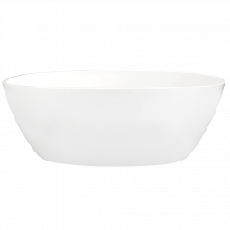 Waterware Coco 1600mm Freestanding Bath Gloss White