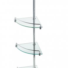 Heirloom Universal Corner Glass Shelf - Triple