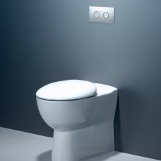 Caroma Leda Wall Faced Invisi Series II Toilet Suite