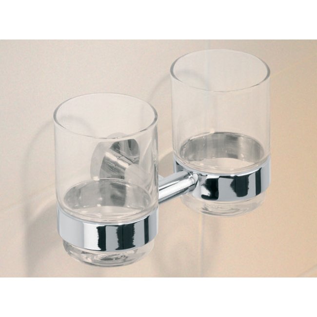 Caroma Cosmo Tumbler and Holder Double