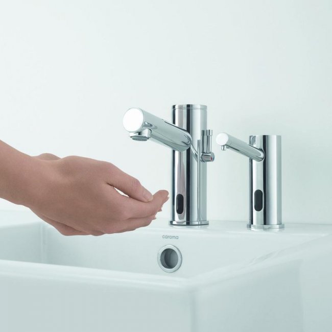 Caroma G-Series E Hands-Free Basin Mixer (Adjustable Temperature)